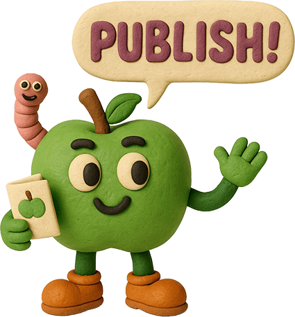 Publish apple character