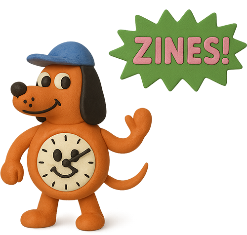 Zines dog character
